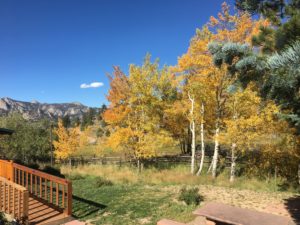 Aspen Acres Estes Park September color